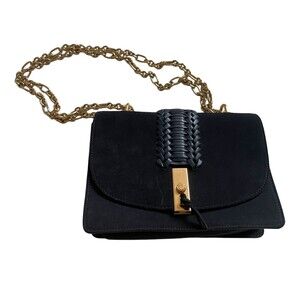 Altuzarra Braided Chain Shoulder Bag Navy